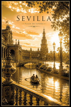SEVILLE. SPAIN  S/N 100.03.002 FINE ART POSTER